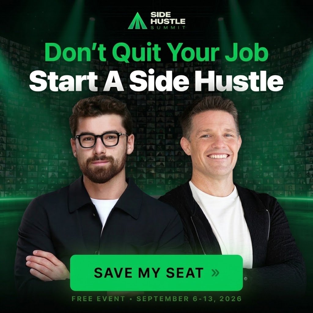 Don't Quit Your Job, Start A Side Hustle — Side Hustle Summit with Iman Gadzhi and Russell Brunson
